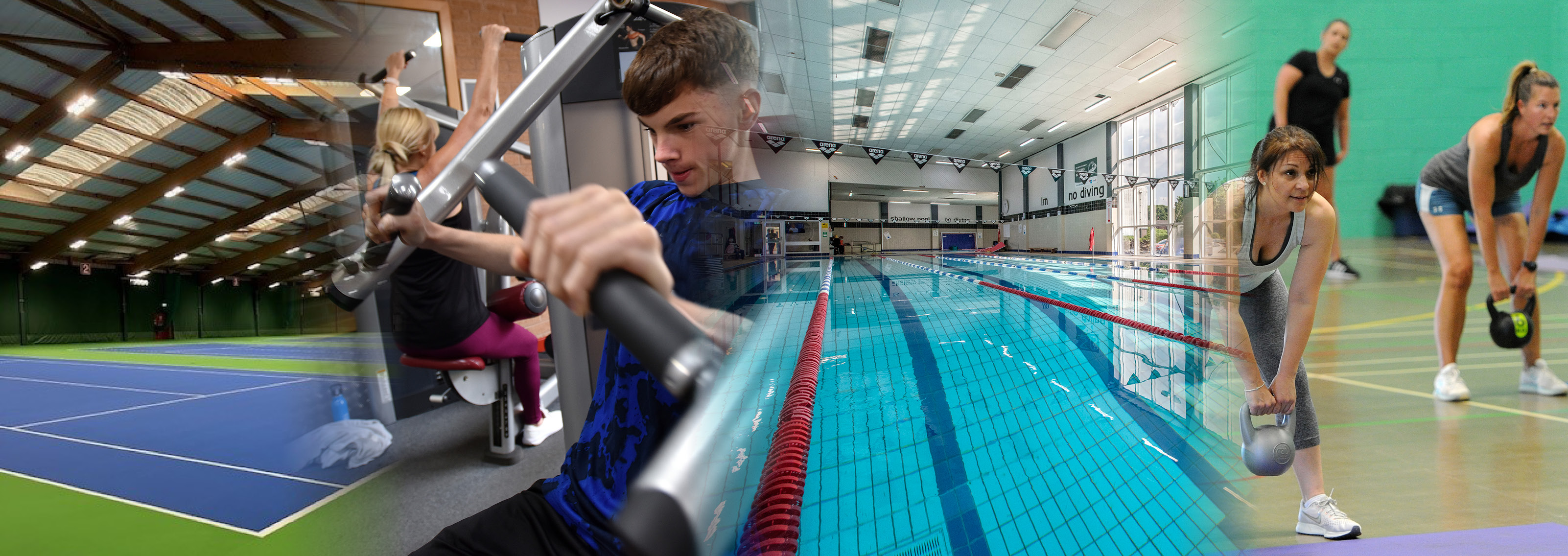 Montage of South Ribble Leisure Centres